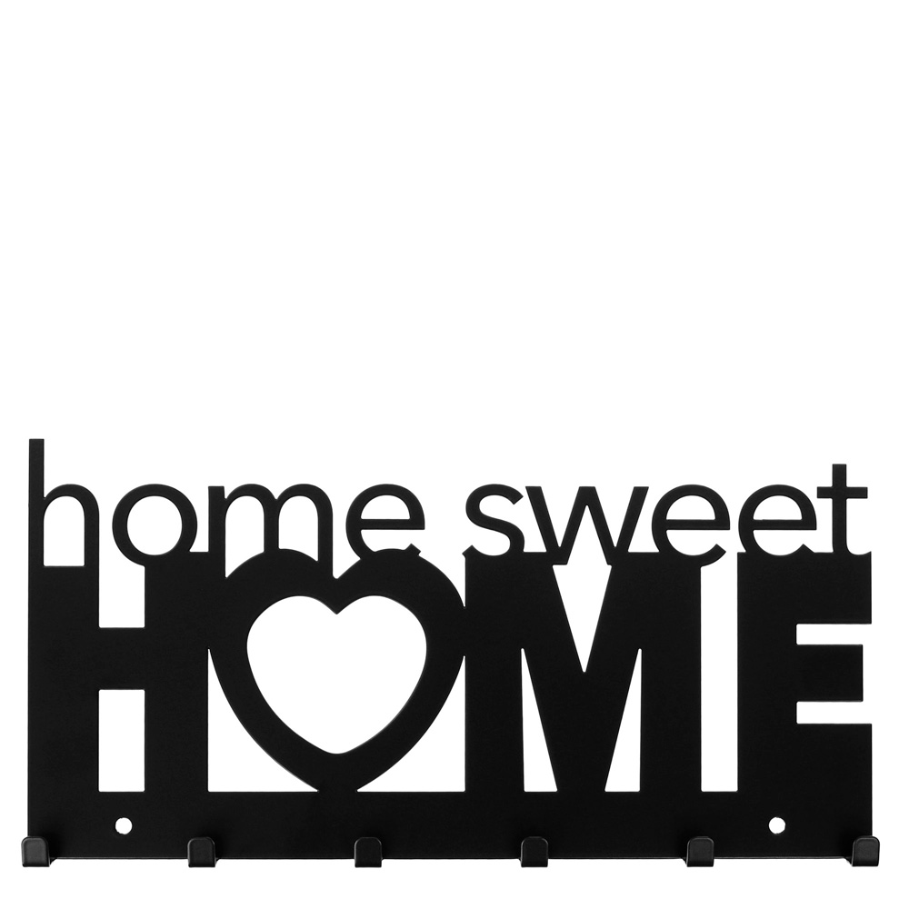 Schlüsselbrett "Home sweet home mit Herz" 