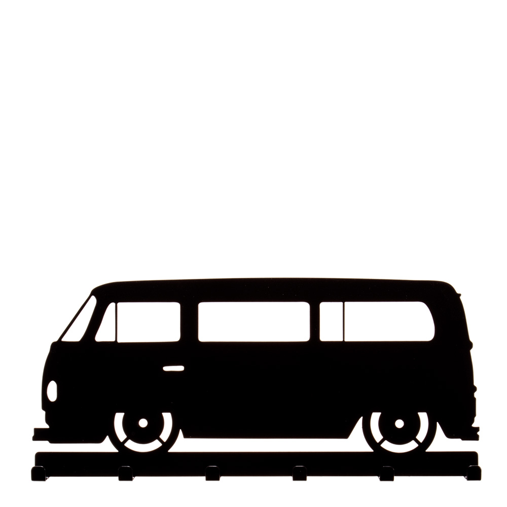 Schlüsselbrett "VW T2 Multivan Volkswagen Transporter Bus" schwarz 