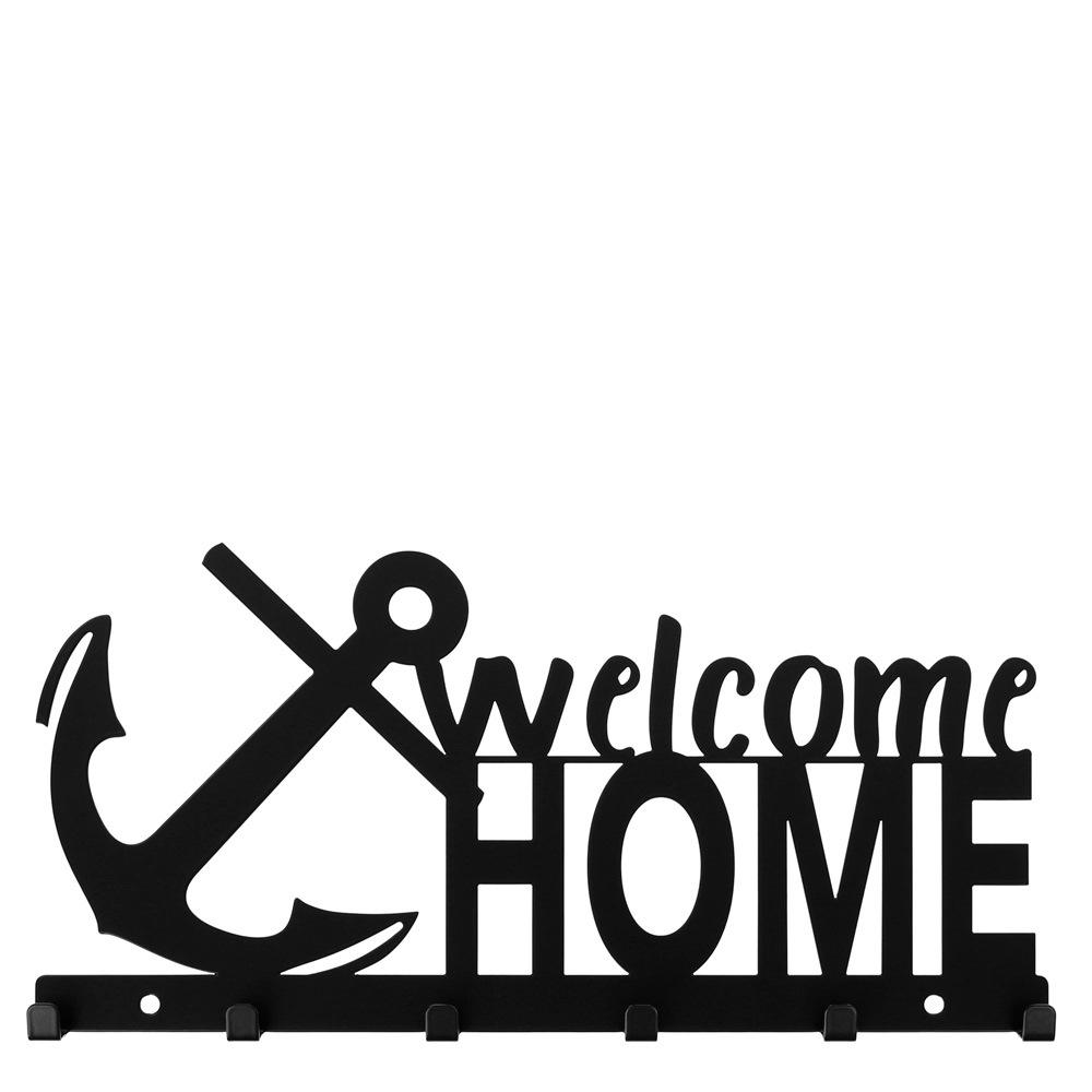 Schlüsselbrett "Welcome Home mit Anker" 