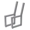 Artikelbild 1 des Artikels “Bankgestell mit Lehne Anthrazit DB703 | Im Set (2x)“
