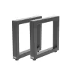 Artikelbild 1 des Artikels “Bankgestell ohne Lehne 60/40 Schwarz, RAL 9005 | Im Set (2x)“
