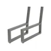 Artikelbild 1 des Artikels “Lounge Bankgestell mit Lehne 60/40 Anthrazit DB703 | Im Set (2x)“