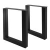  Artikelbild 1 des Artikels “Tischgestell U 80/80 Schwarz matt | Im Set (2x)“