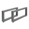 Artikelbild 1 des Artikels “Lounge Bankgestell ohne Lehne 60/40 Anthrazit DB703 | Im Set (2x)“