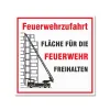 Artikelbild 1 des Artikels “Hinweisschild eckig, Feuerwehrzufahrt Alu-Dibond | 20 x 20 cm“
