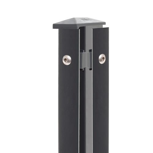 Artikelbild des Artikels “Zaunpfosten Typ 1 anthrazit RAL 7016 | 1030 | Zum Einbetonieren | Eckpfosten Rechts“