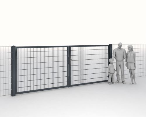 Artikelbild des Artikels “Industrietoranlage Einfahrt anthrazit RAL 7016 | 1630  | 4000  “