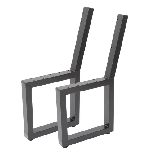 Artikelbild des Artikels “Bankgestell mit Lehne Schwarz matt RAL 9005 | Im Set (2x)“