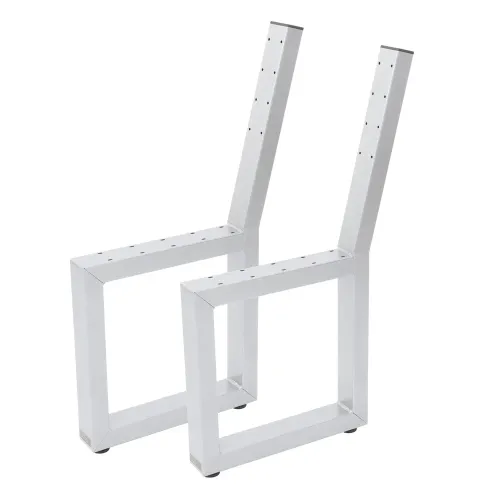 Artikelbild des Artikels “Bankgestell mit Lehne Silber RAL 666 | Im Set (2x)“