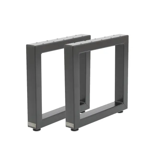 Artikelbild des Artikels “Bankgestell ohne Lehne 60/40 Schwarz, RAL 9005 | Im Set (2x)“