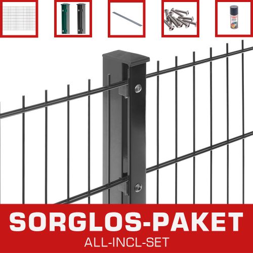 Artikelbild des Artikels “Sorglos-Paket DV656 mit Pfosten Typ 1 10 m | 1030 mm | Anthrazit RAL 7016“