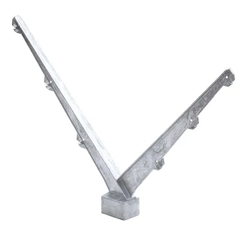 Artikelbild des Artikels “Stacheldrahtausleger Y-Form alu silber“