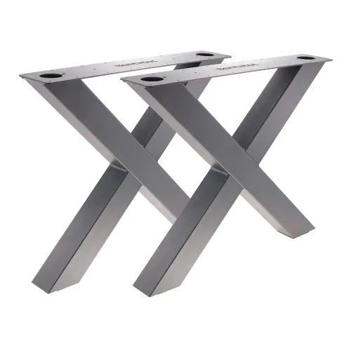 Artikelbild des Artikels “Tischgestell X 100/100 Anthrazit DB703 | Im Set (2x)“