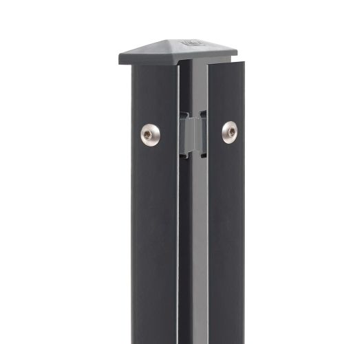 Artikelbild des Artikels “Zaunpfosten Typ 1 anthrazit RAL 7016 | 830 | Zum Einbetonieren | Eckpfosten Rechts“