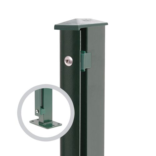 Artikelbild des Artikels “Zaunpfosten Typ 1 moosgrün RAL 6005 | 2030 | Zum Aufdübeln | Standard“