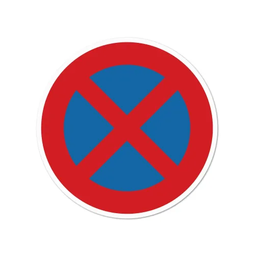 Artikelbild des Artikels “Warnschild rund, absolutes Halteverbot “