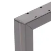 Artikelbild 2 des Artikels “Bankgestell mit Lehne Stahl Klarlack | Im Set (2x)“