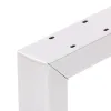 Artikelbild 2 des Artikels “Bankgestell mit Lehne Silber RAL 666 | Im Set (2x)“
