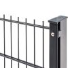  Artikelbild 2 des Artikels “Zaunpfosten Typ 1 anthrazit RAL 7016 | 1030 | Zum Einbetonieren | Standard“