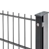 Artikelbild 2 des Artikels “Zaunpfosten Typ 1 anthrazit RAL 7016 | 630 | Gekürzt | Standard“