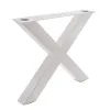 Artikelbild 2 des Artikels “Tischgestell X 100/100 Weiß glänzend | Im Set (2x)“