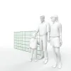 Artikelbild 3 des Artikels “DV Doppelstabmatte 6/5/6 moosgrün RAL 6005 | 1230“