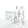 Artikelbild 3 des Artikels “DV Doppelstabmatte 8/6/8 moosgrün RAL 6005 | 1430“