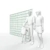 Artikelbild 3 des Artikels “Doppelstabmatte 6/5/6 moosgrün RAL 6005 | 2030“