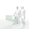Artikelbild 3 des Artikels “DV Doppelstabmatte 6/5/6 moosgrün RAL 6005 | 830“