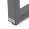 Artikelbild 3 des Artikels “Bankgestell mit Lehne Schwarz matt RAL 9005 | Im Set (2x)“