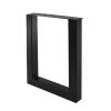 Artikelbild 3 des Artikels “Tischgestell U 80/80 Schwarz matt | Im Set (2x)“