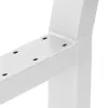 Artikelbild 4 des Artikels “Bankgestell mit Lehne Silber RAL 666 | Im Set (2x)“