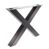  Artikelbild 4 des Artikels “Tischgestell X 100/100 Schwarz matt | Im Set (2x)“