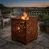 Artikelbild 7 des Artikels “Feuerstelle gelasert mit Pusteblume “