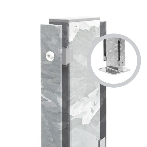 Artikelbild des Artikels “Gabionenpfosten Typ 4 feuerverzinkt | 1630 | Zum Aufdübeln“