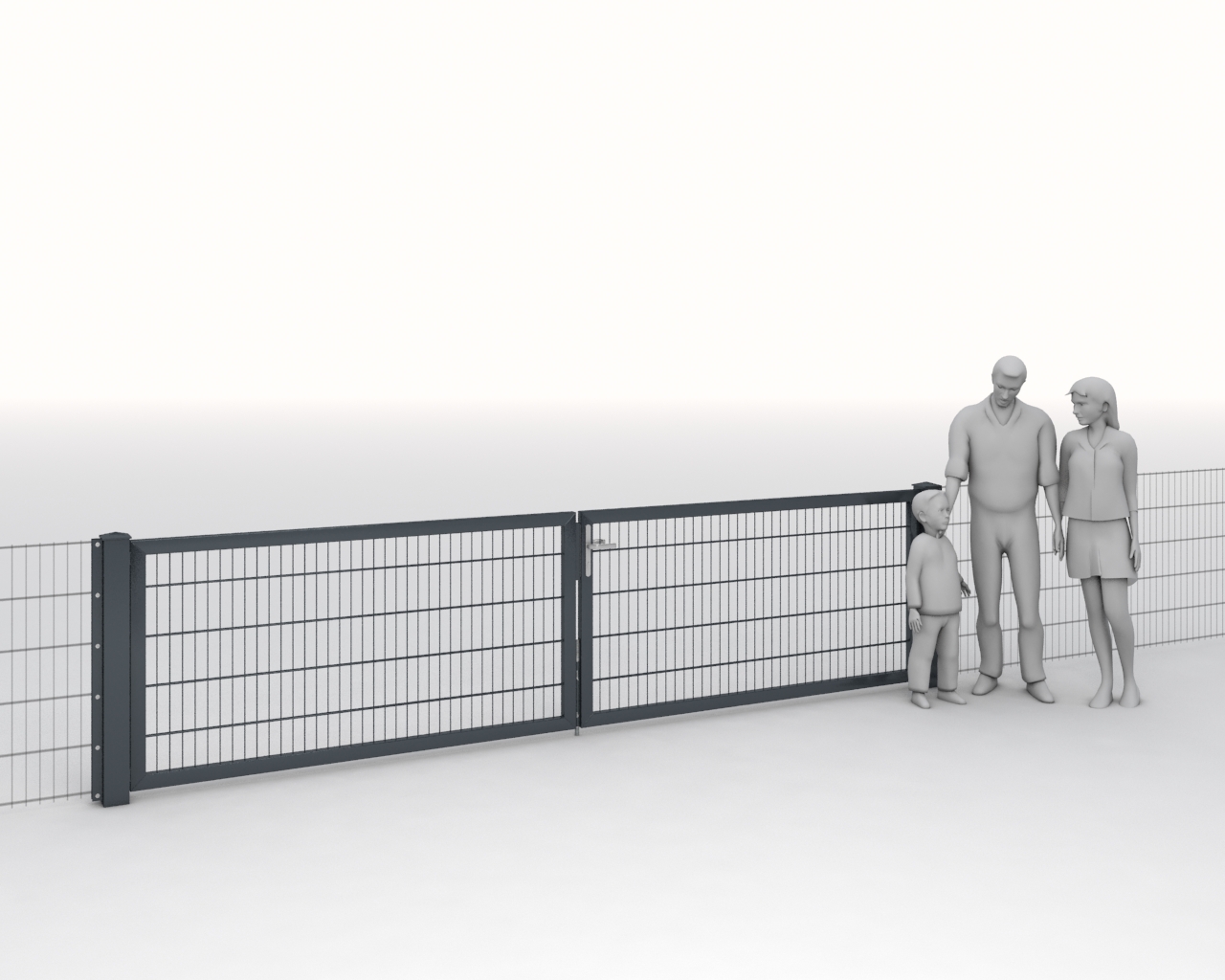 Artikelbild 1 des Artikels “Industrietoranlage Einfahrt anthrazit RAL 7016 | 1030  | 4000 “