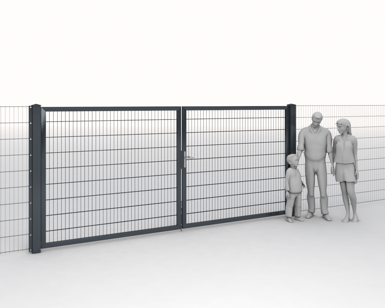  Artikelbild 1 des Artikels “Industrietoranlage Einfahrt anthrazit RAL 7016 | 1830  | 4000  “