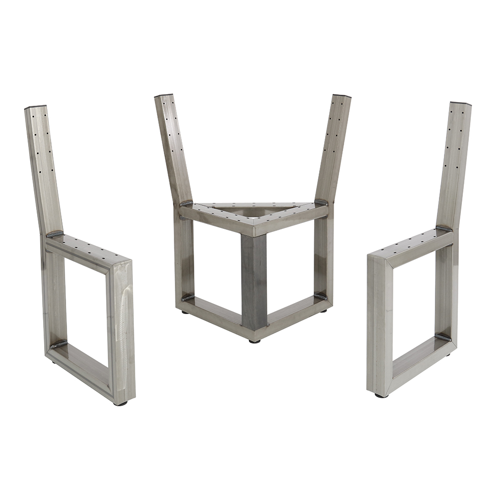  Artikelbild 1 des Artikels “Eckbankgestell mit Lehne Stahl, Klarlack | Im Set (3-teilig)“