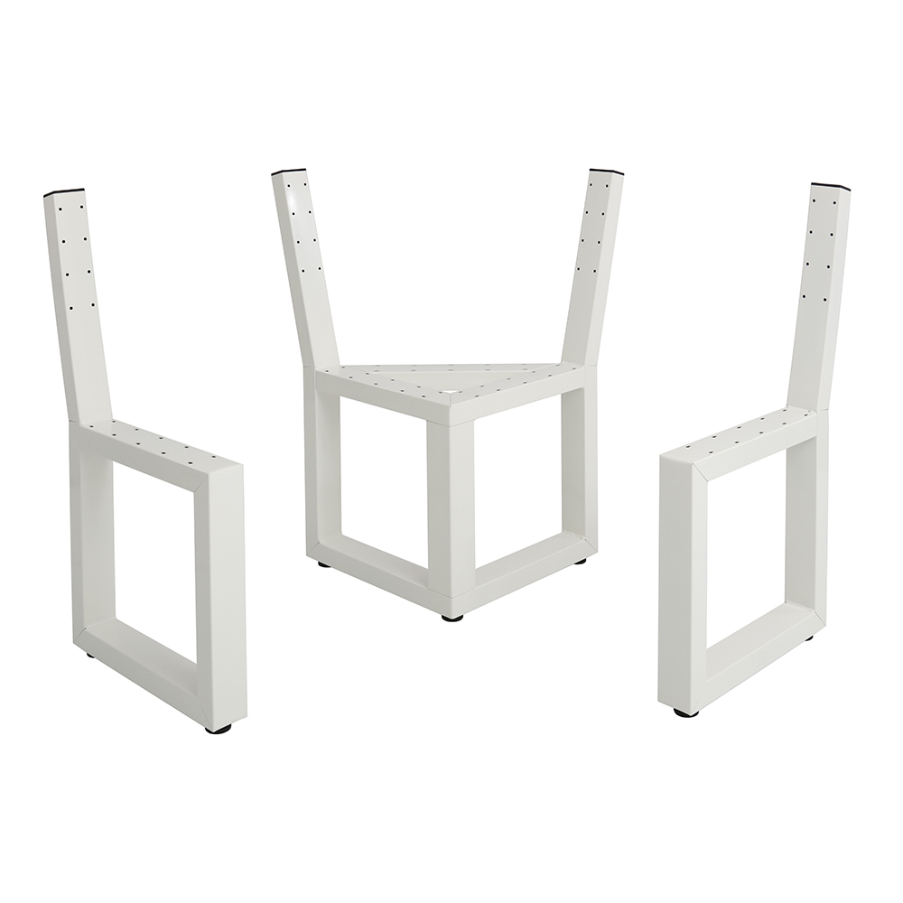 Artikelbild 1 des Artikels “Eckbankgestell mit Lehne Weiß, RAL 9010 | Im Set (3-teilig)“