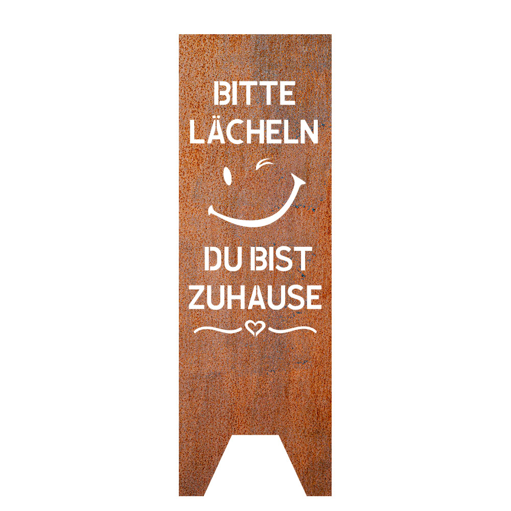 Artikelbild 1 des Artikels “Gartenstele - Bitte Lächeln “
