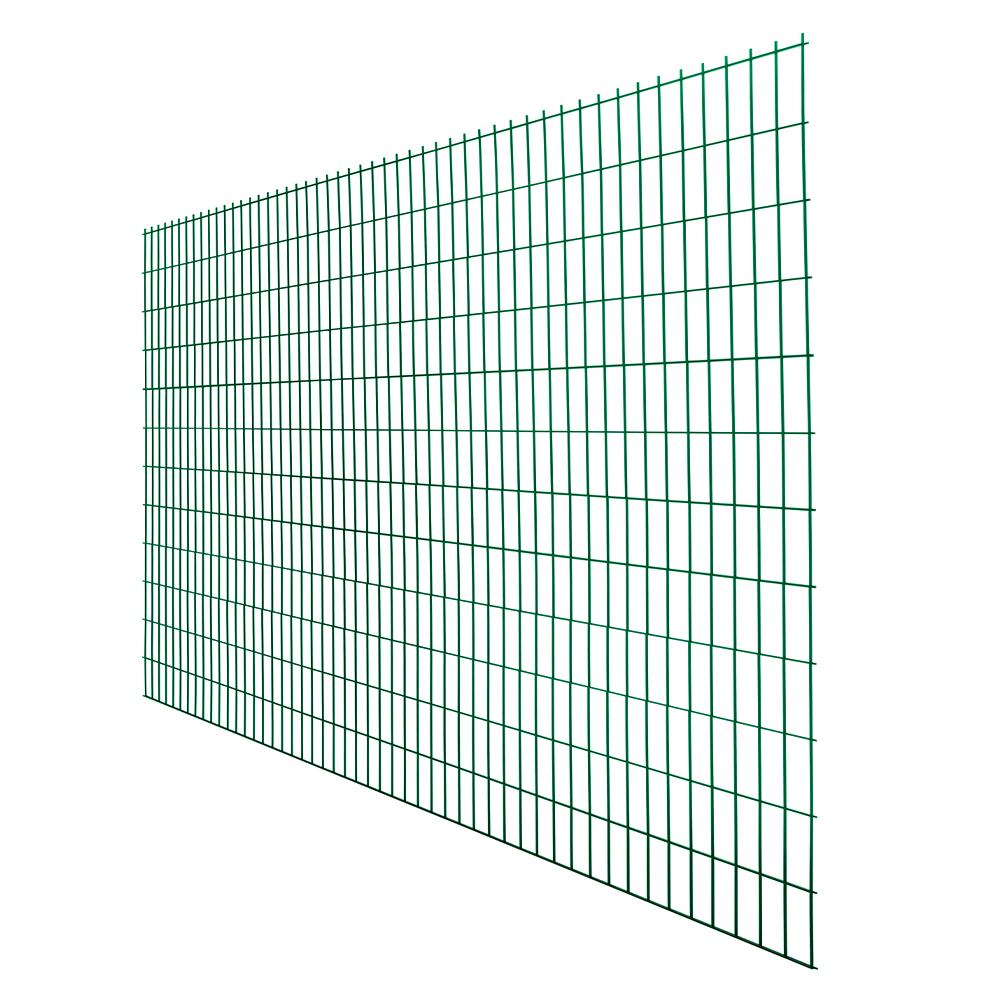 Artikelbild 1 des Artikels “Doppelstabmatte 6/5/6 moosgrün RAL 6005 | 2430“