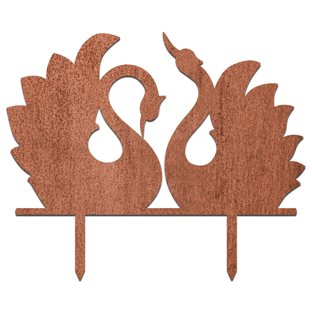 Artikelbild 1 des Artikels “Gartenstecker Schwan Paar Ewige Liebe “