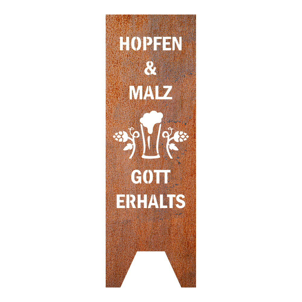 Artikelbild 1 des Artikels “Gartenstele - Hopfen und Malz “