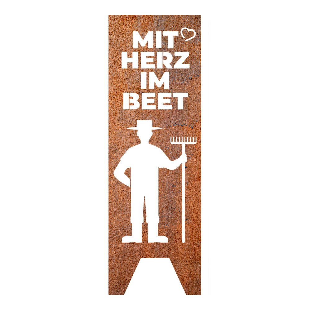 Artikelbild 1 des Artikels “Gartenstele - Mit Herz im Beet “