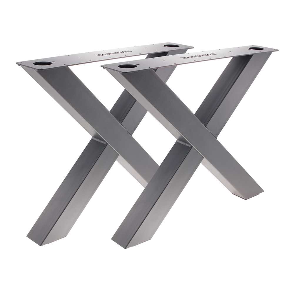 Artikelbild 1 des Artikels “Tischgestell X 100/100 Anthrazit DB703 | Im Set (2x)“