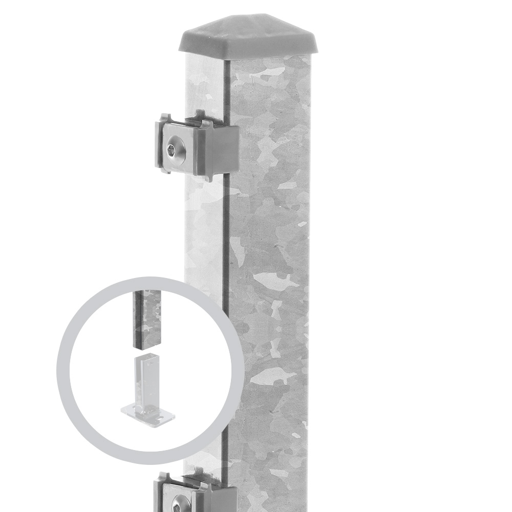  Artikelbild 1 des Artikels “Zaunpfosten Typ 6 feuerverzinkt | 1430 | Gekürzt | Standard“