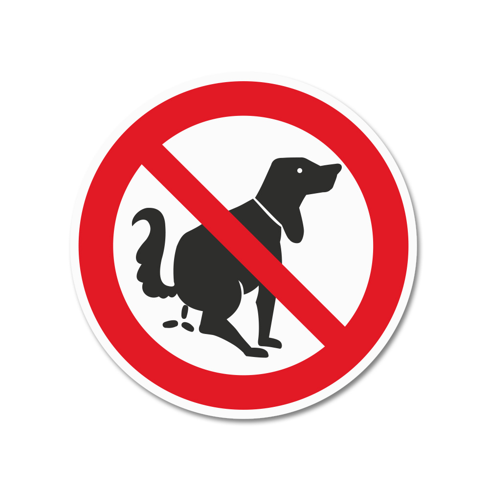Artikelbild 1 des Artikels “Hinweisschild rund, kein Hundeklo “