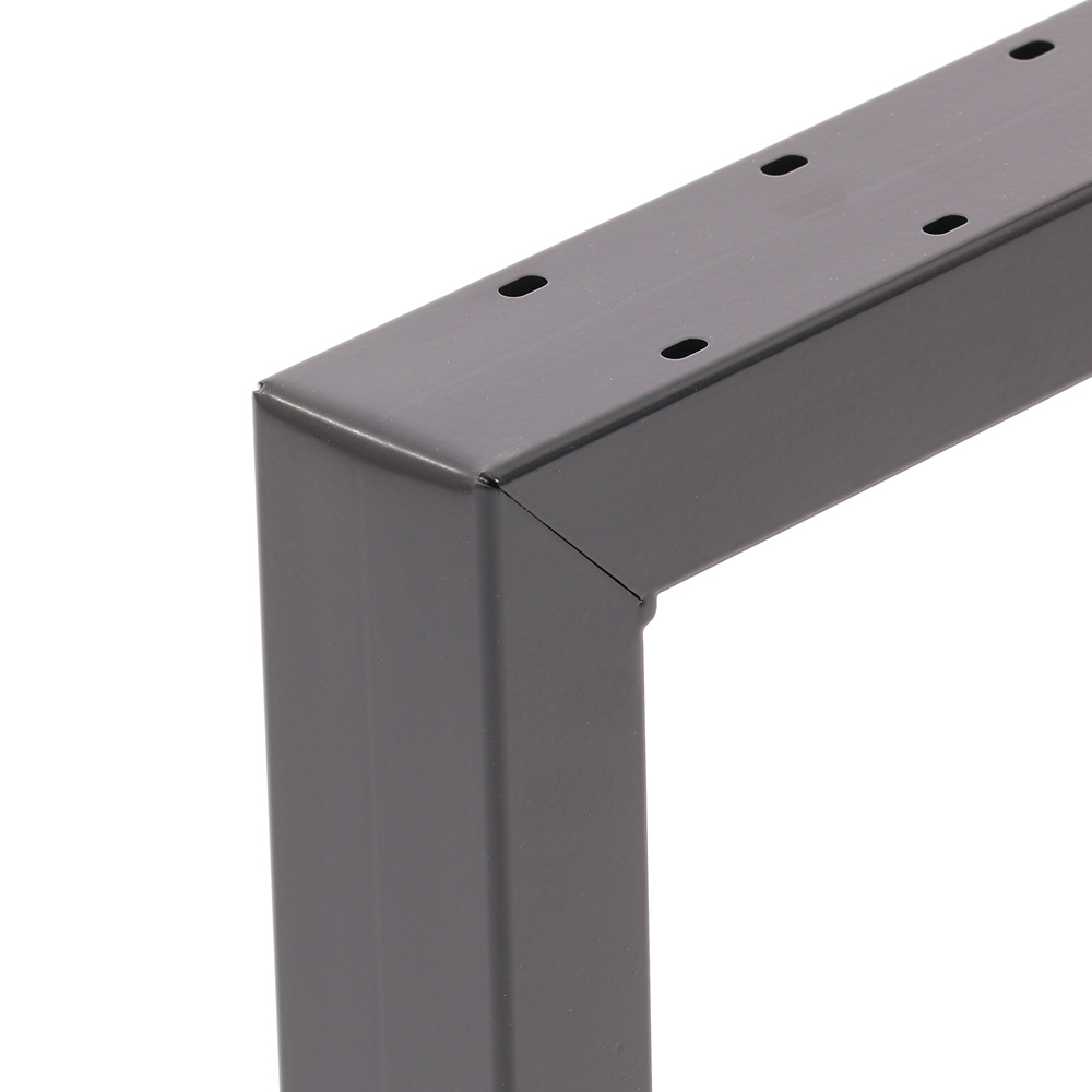  Artikelbild 2 des Artikels “Bankgestell mit Lehne Schwarz matt RAL 9005 | Im Set (2x)“