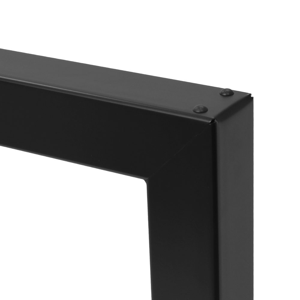  Artikelbild 2 des Artikels “Tischgestell U 80/80 Schwarz matt | Im Set (2x)“