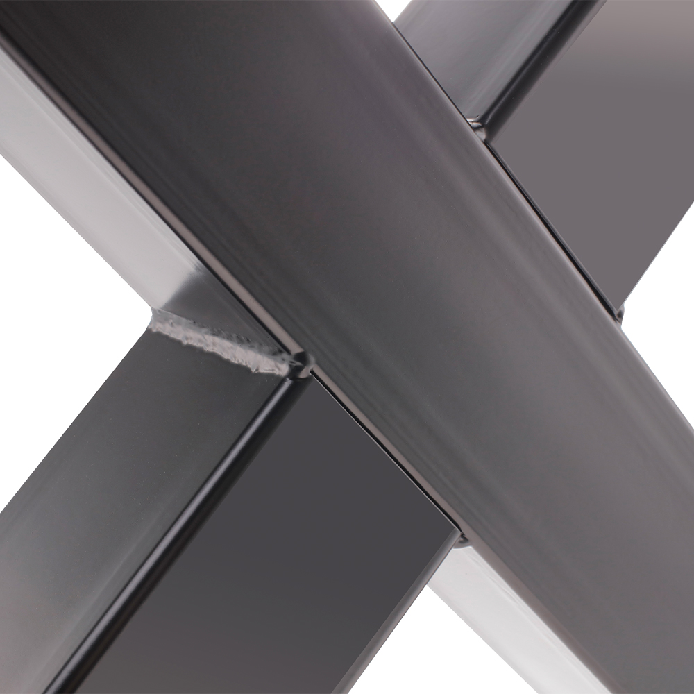  Artikelbild 2 des Artikels “Tischgestell X 100/100 Schwarz matt | Im Set (2x)“